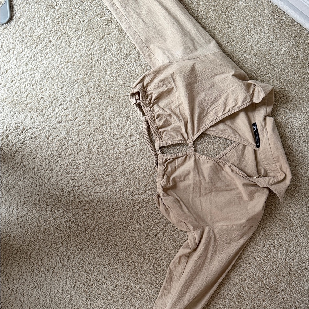 Zara Men's Beige Chinos